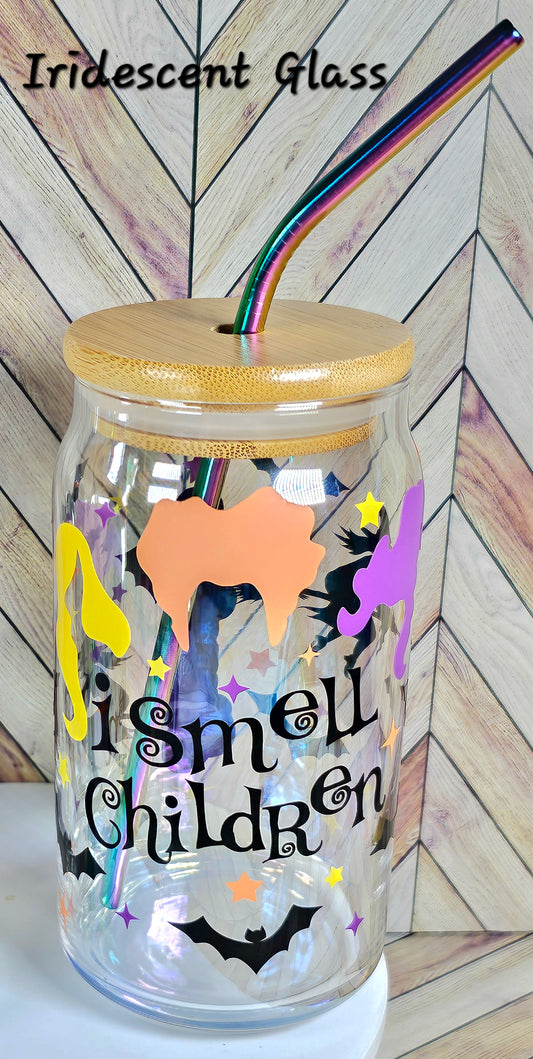 Witch Sisters Glass Can