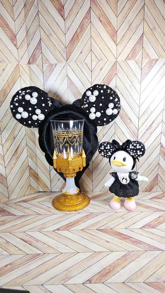 Full size & Mini Magical Mouse Pearl & Sequin with Back Bow Ears Set