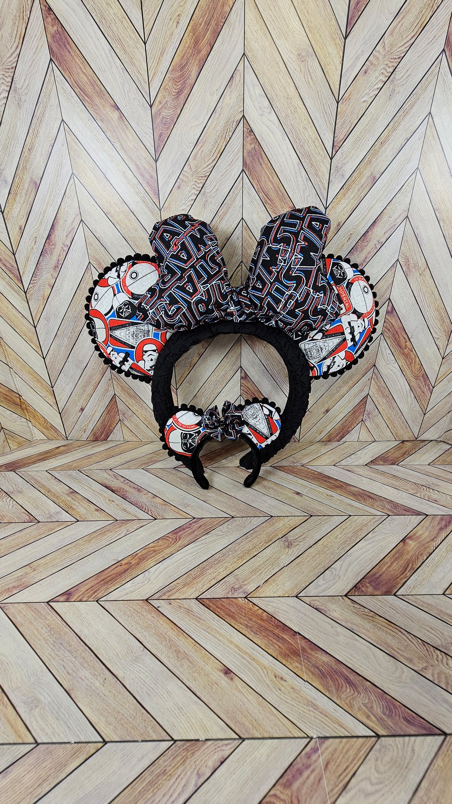 Full size & Mini Magical Mouse Darkside Ears with Bow Set