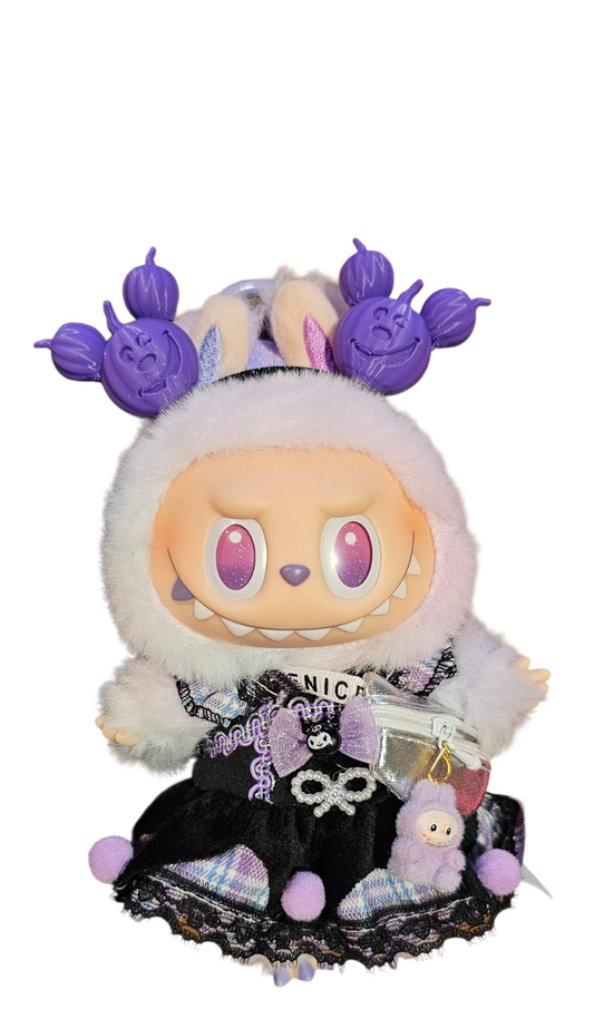 Labubu Pumpkin Ears - Purple