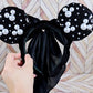 Magical Mouse Pearl & Sequin Ears with Back Bow