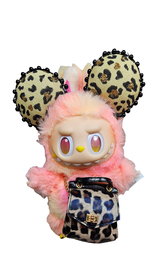 Labubu Sparkly Leopard Ears
