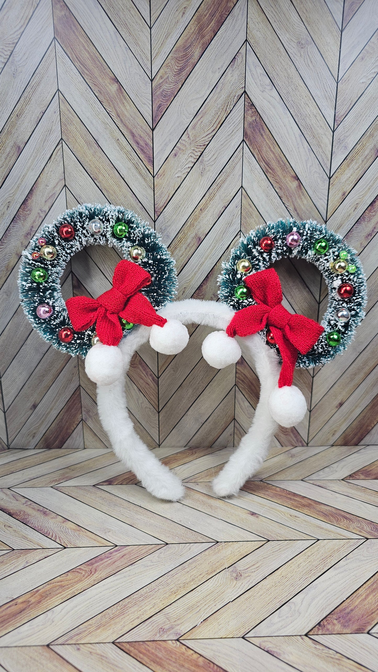 Magical Mouse Wreath Ears with Coquette Bows