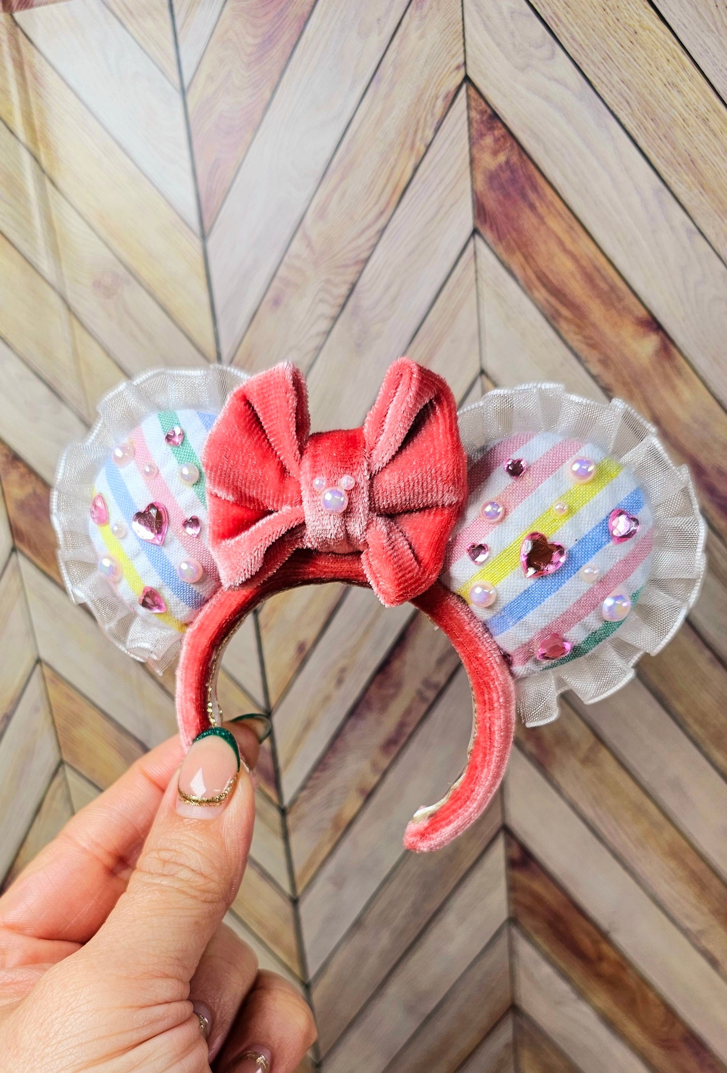 Mini Magical Mouse Pink Valentine's Ears