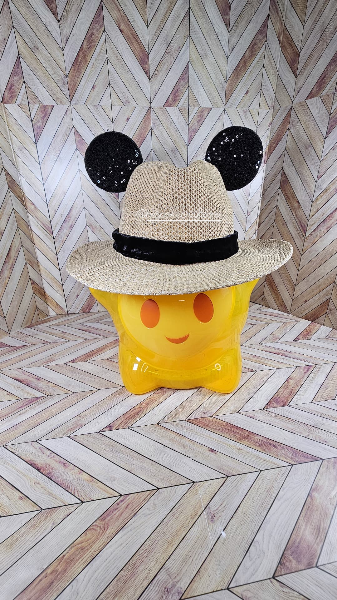 Magical Mouse Sun Hat with Black Band