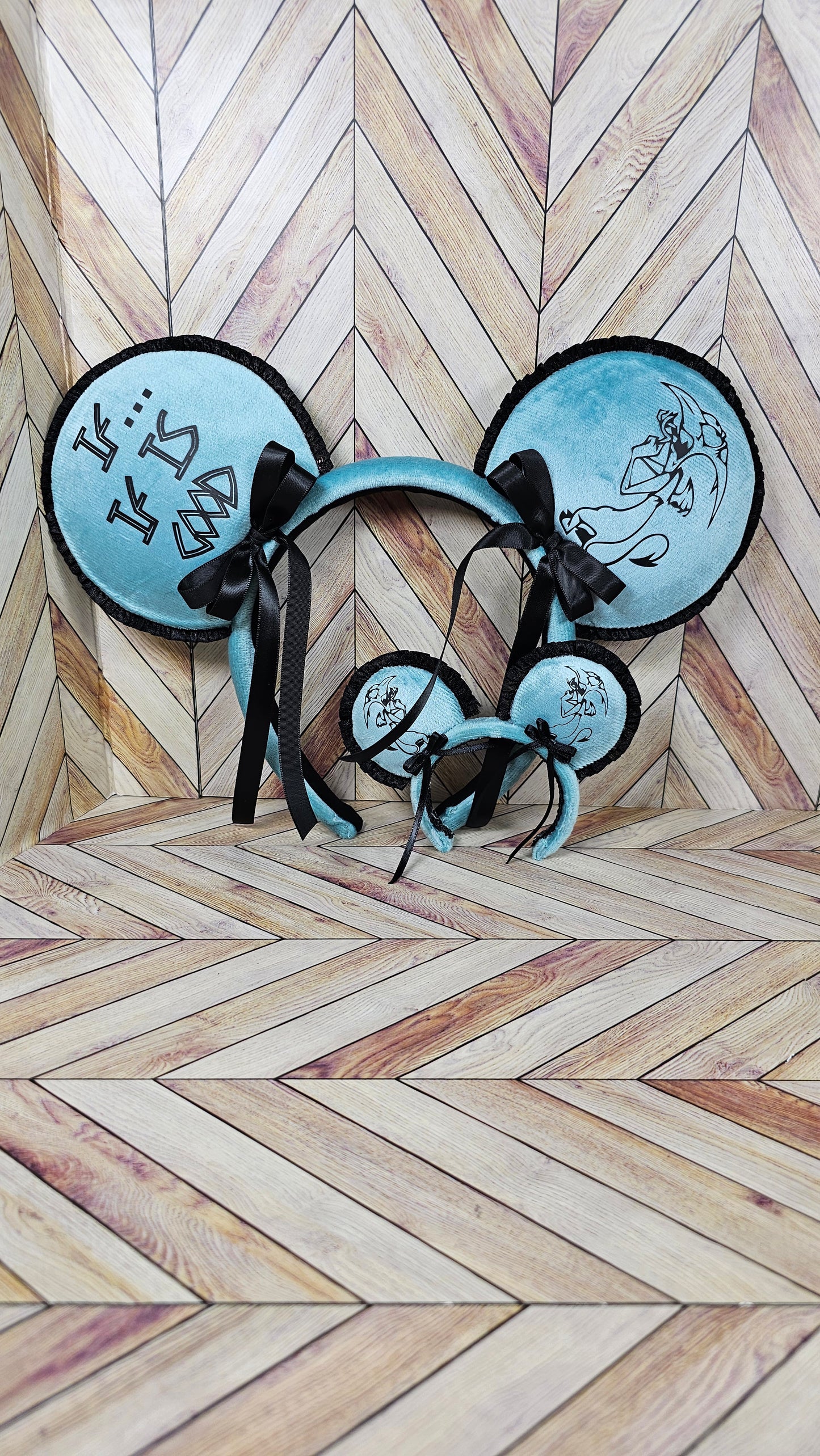 Full size & Mini Magical Mouse Panic Coquette Ears Set