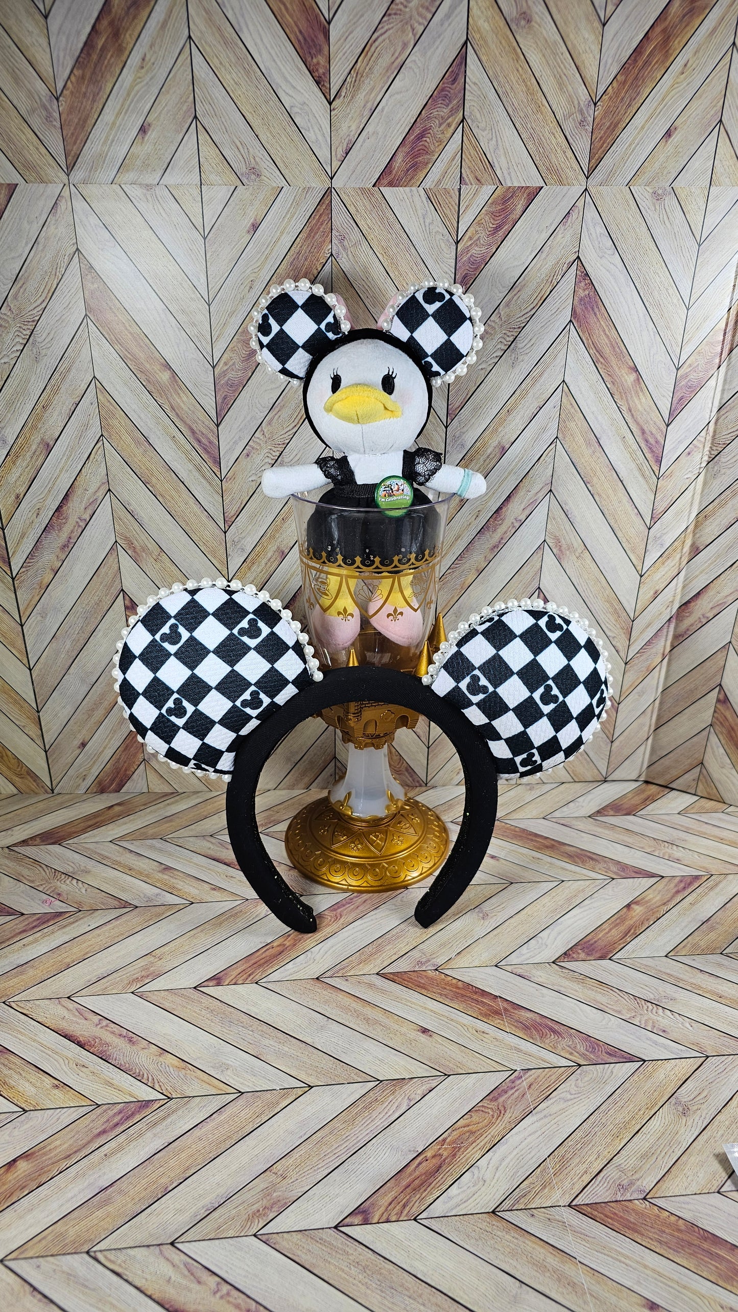 Full size & Mini Magical Mouse Checkered Ears Set