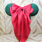 Magical Mouse Green Glitzy Ears with Red Back Bow
