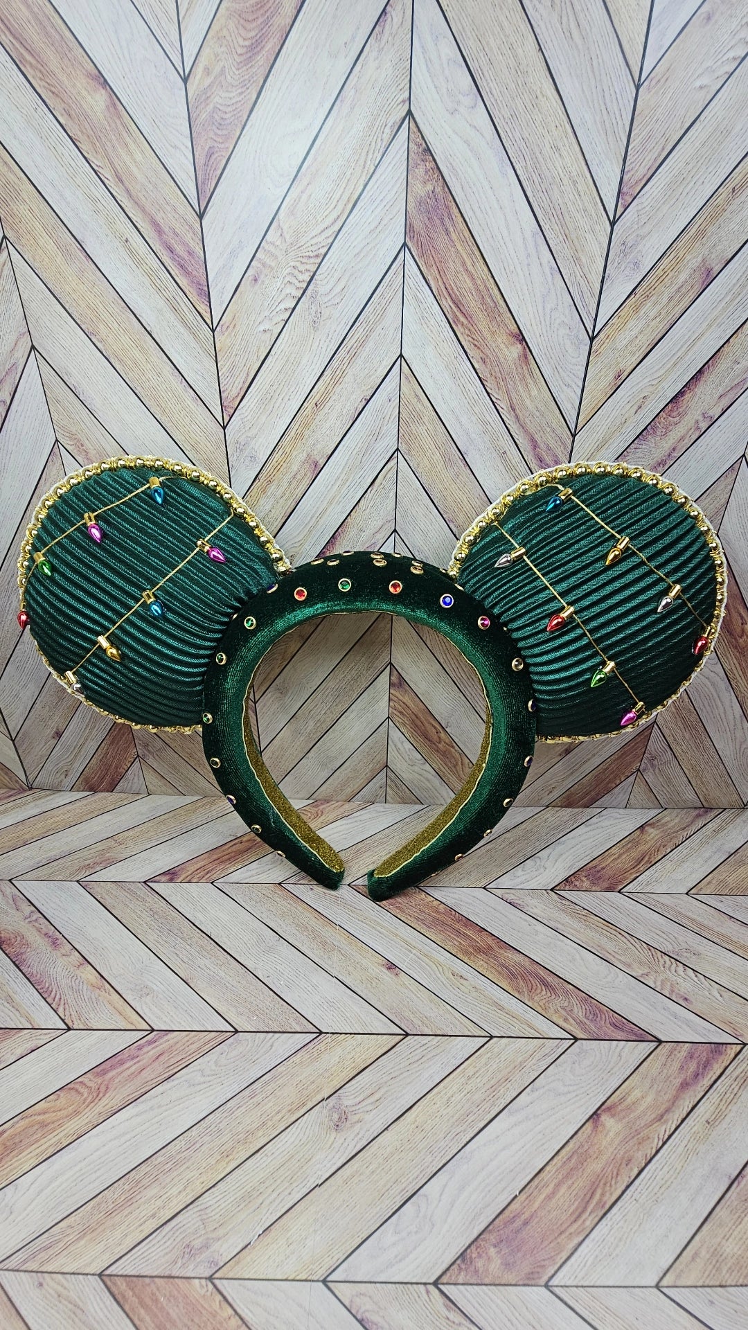 Magical Mouse Green Glitzy Ears