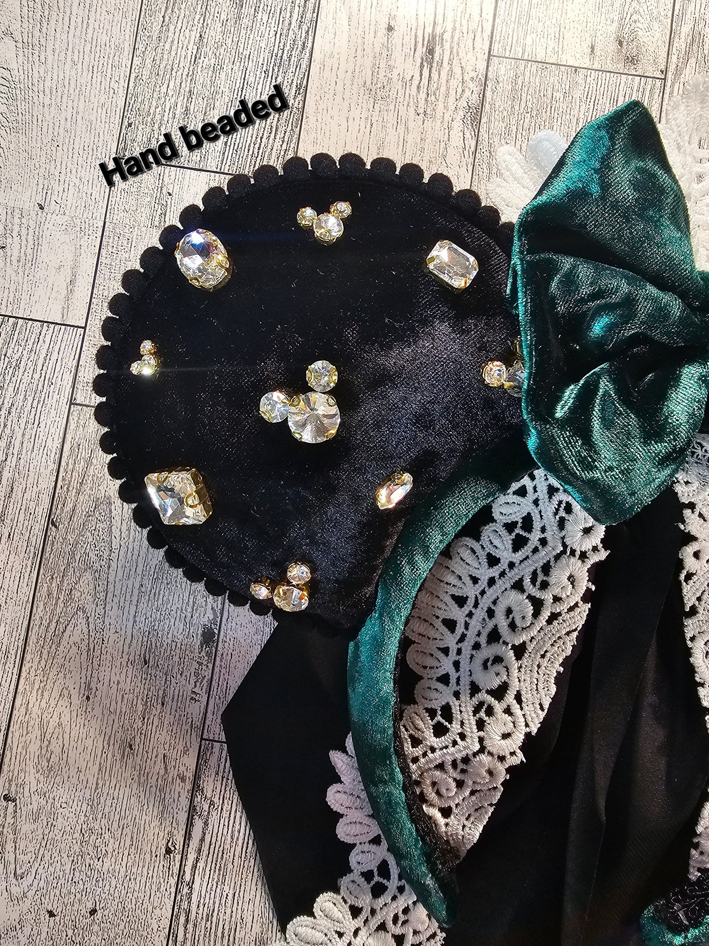 Magical Black Velvet Leota Inspired Ears