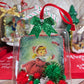 Vintage Inspired Merry Caroler- Glass Ornament