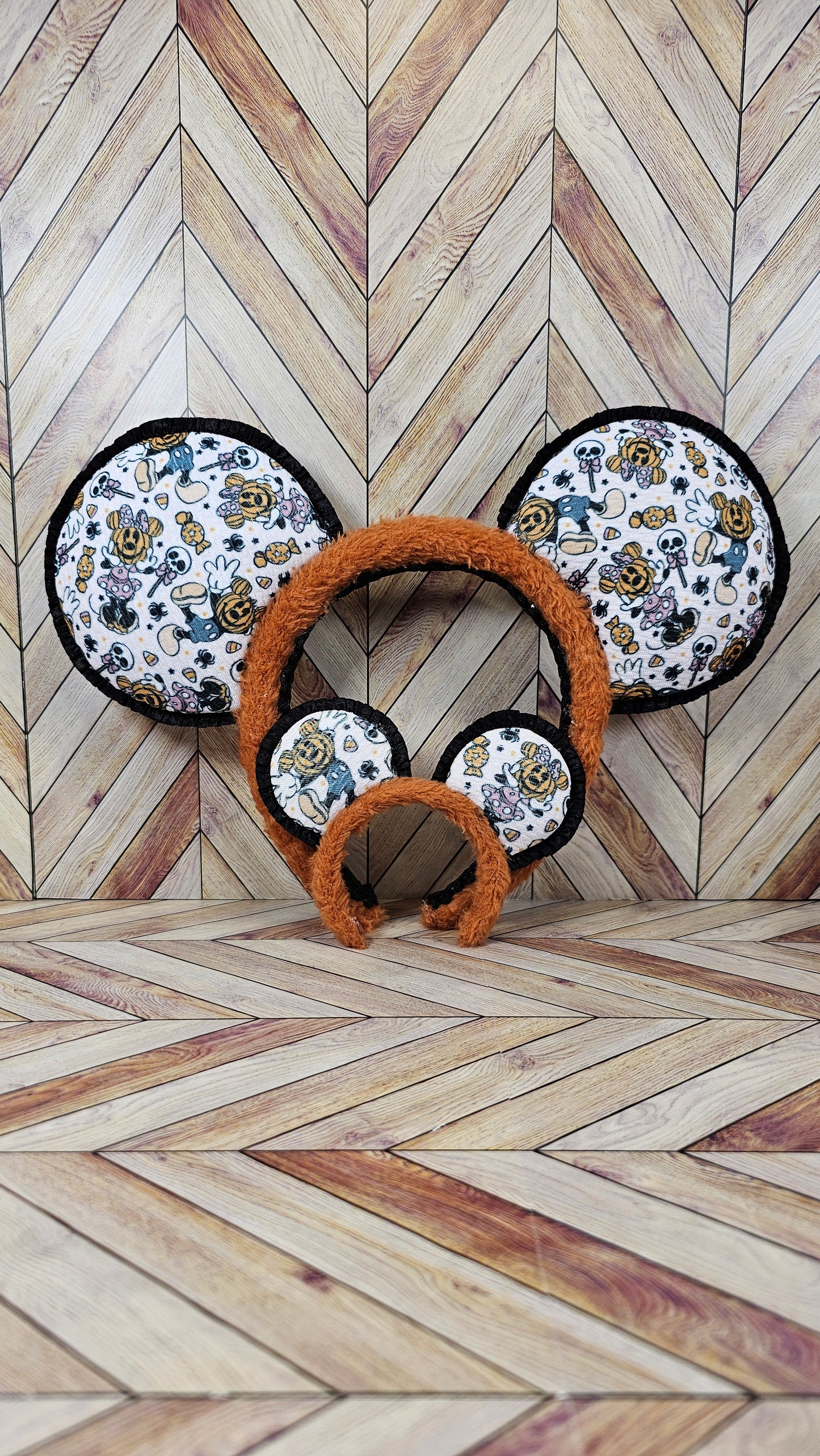 Full size & Mini Magical Mice Jack-o-lantern Ears Set