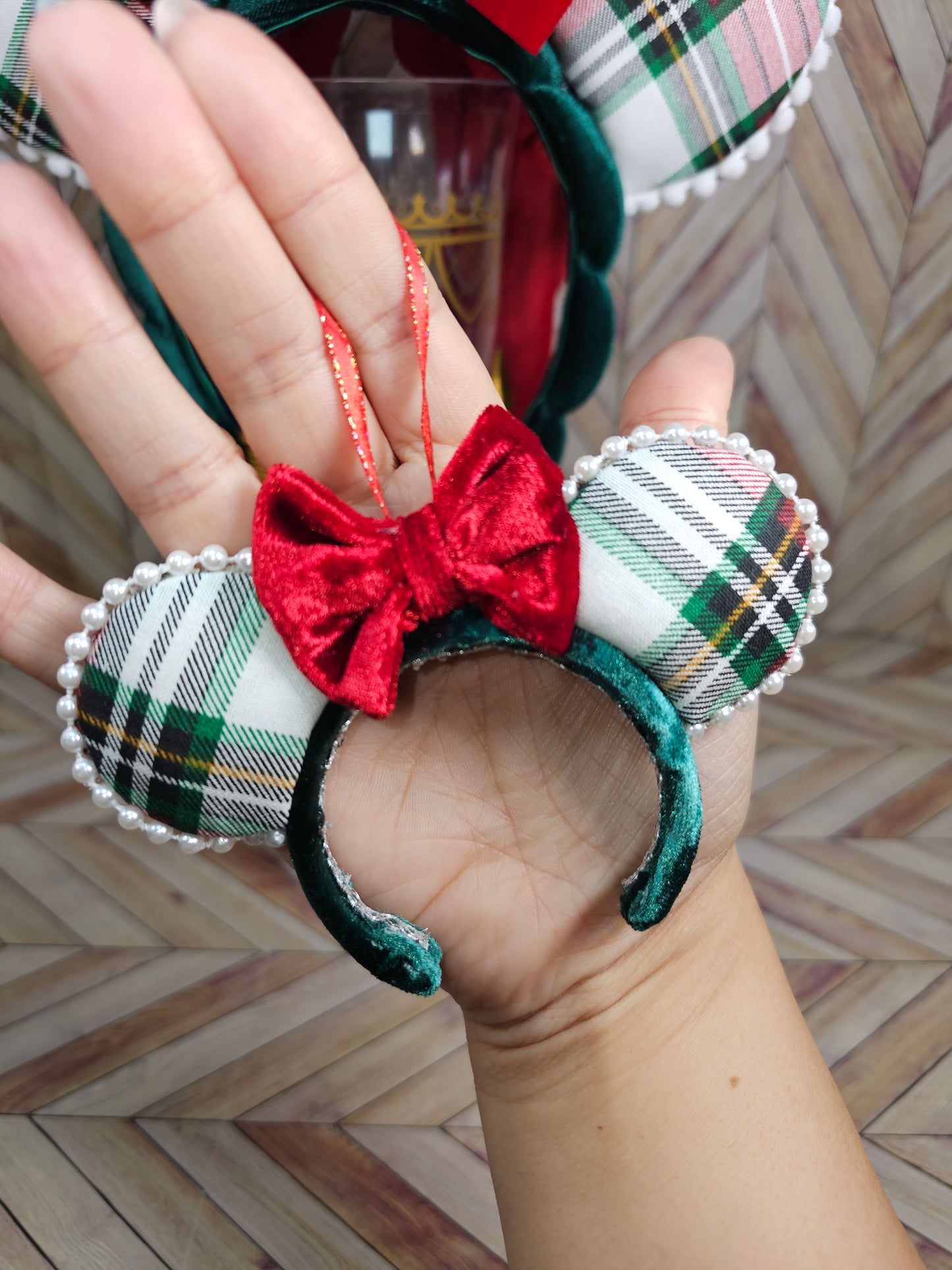 Mini Magical Mouse Christmas Plaid Ears