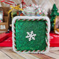 Vintage Inspired Waiting for Christmas- Glass Ornament