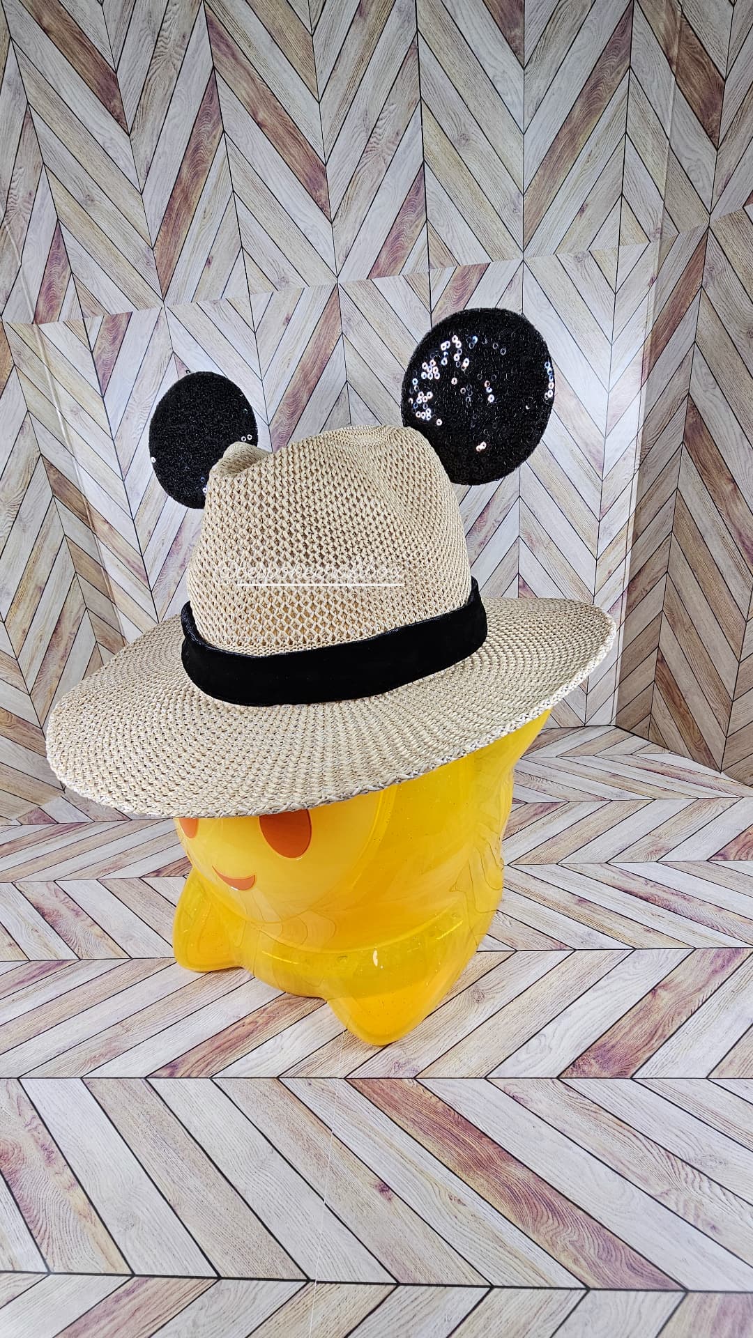 Magical Mouse Sun Hat with Black Band