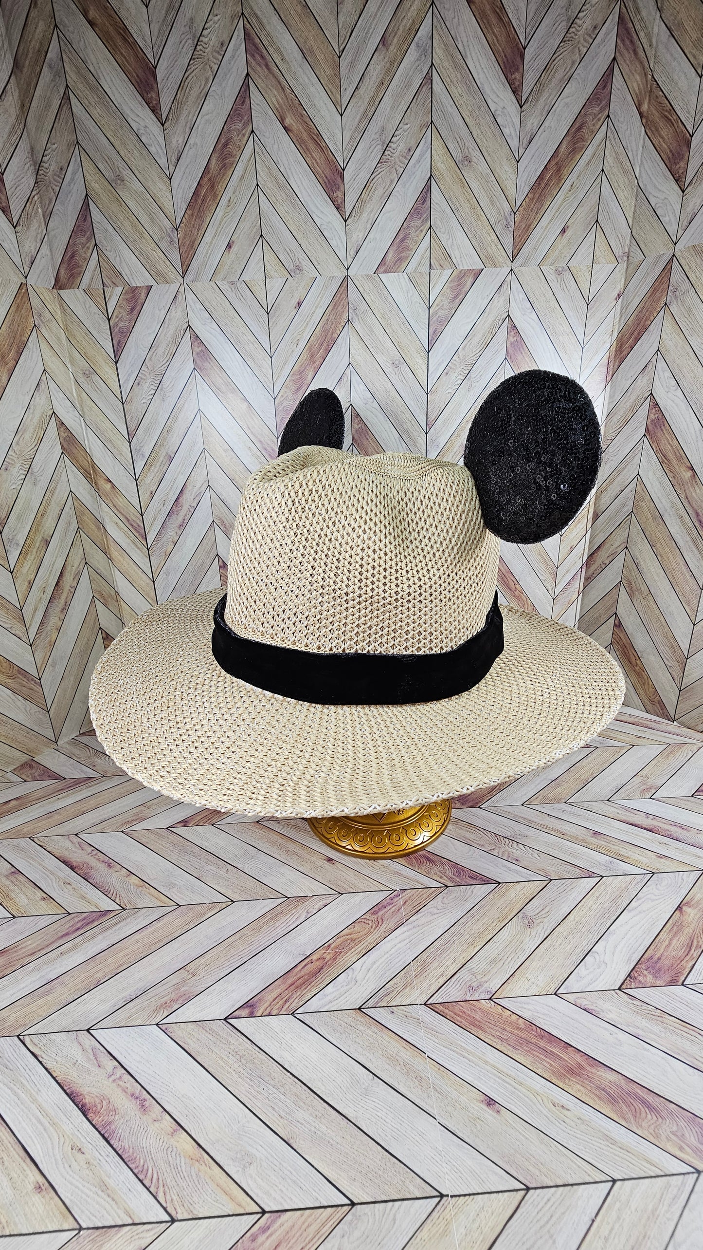 Magical Mouse Sun Hat with Black Band