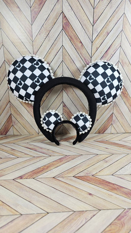 Full size & Mini Magical Mouse Checkered Ears Set