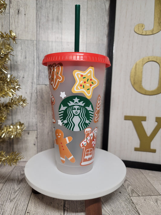 Gingerbread Cookies Cold Cup