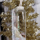 Vintage Inspired Winter Wonderland Deer Crossing - Glass Ornament